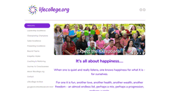 Desktop Screenshot of lifecollege.org